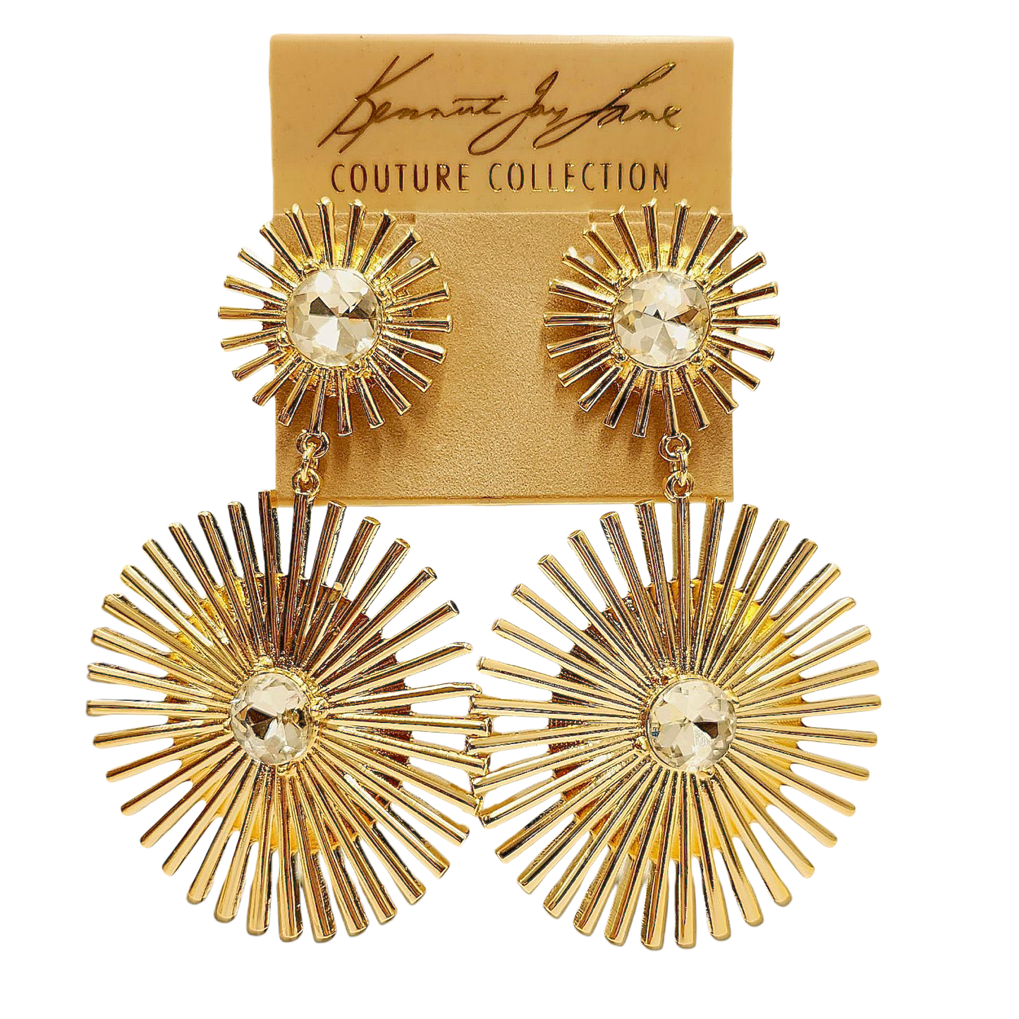 Crystal Sunburst Earring