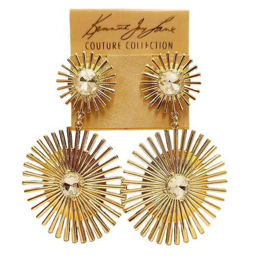 Crystal Sunburst Earring