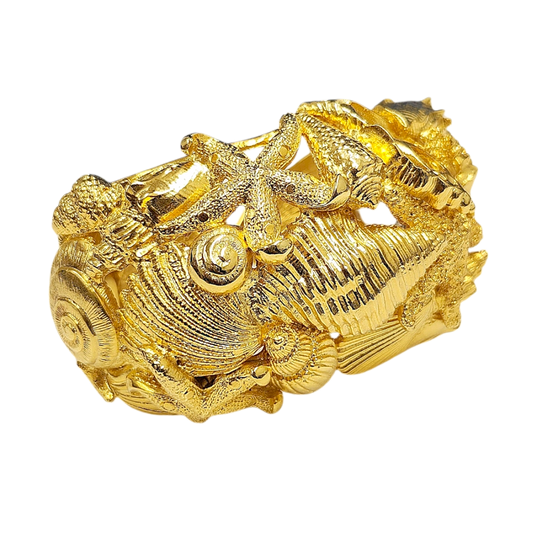 Multi Shell Cuff Bracelet