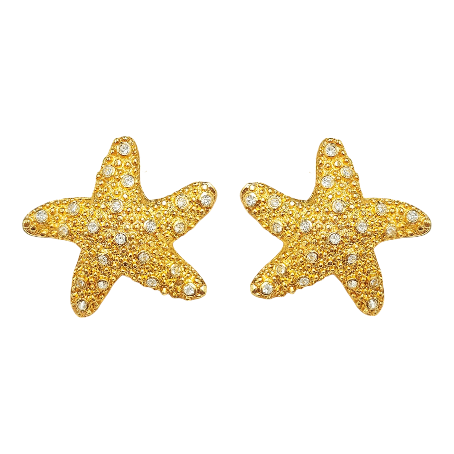 Crystal Starfish Earring