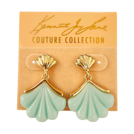 Jade Shell Drop Earring