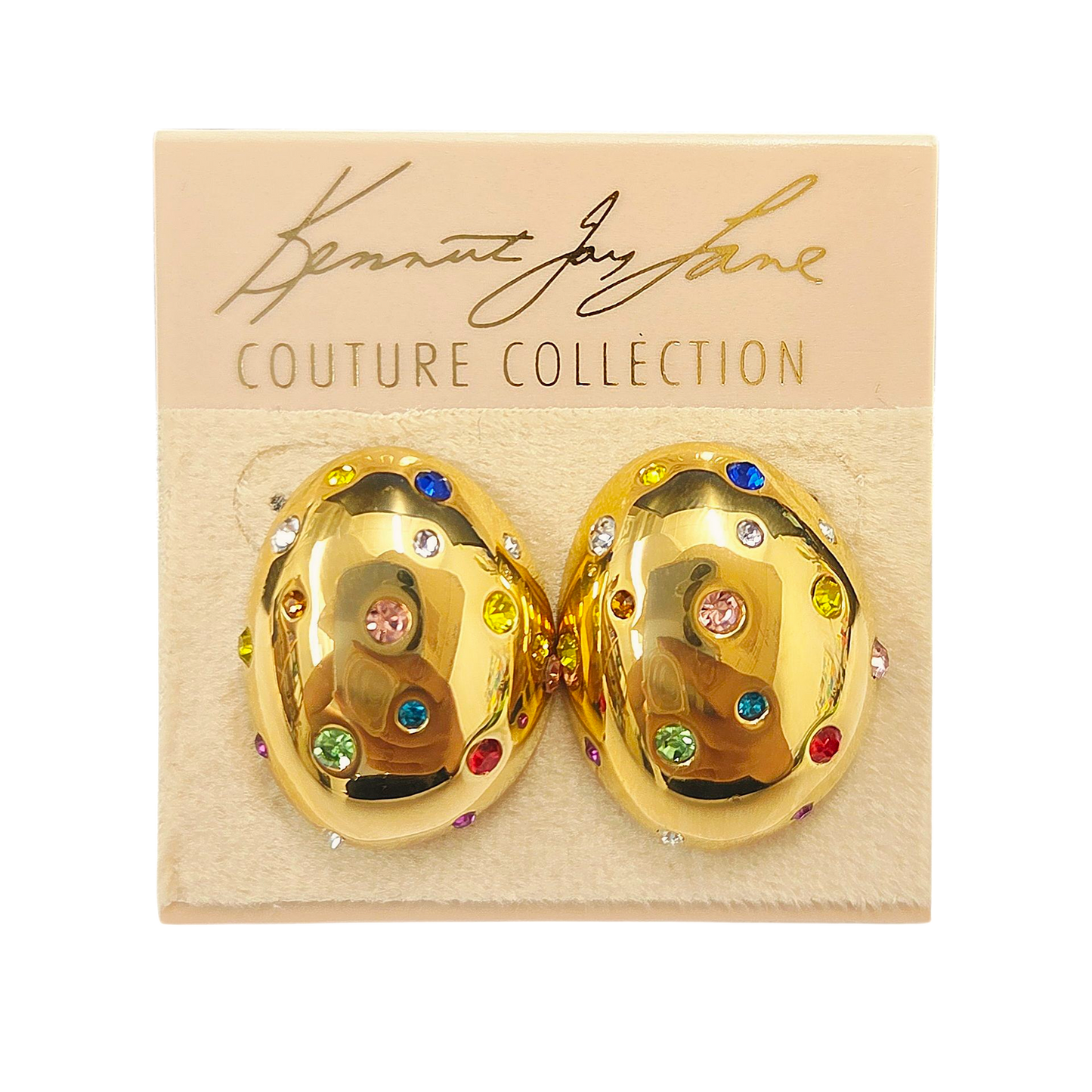 Multi-Color Gemstones Earring