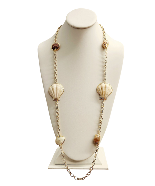 Multi Shell Station Necklace