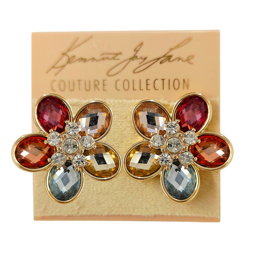 Multi Pastel Flower Earring
