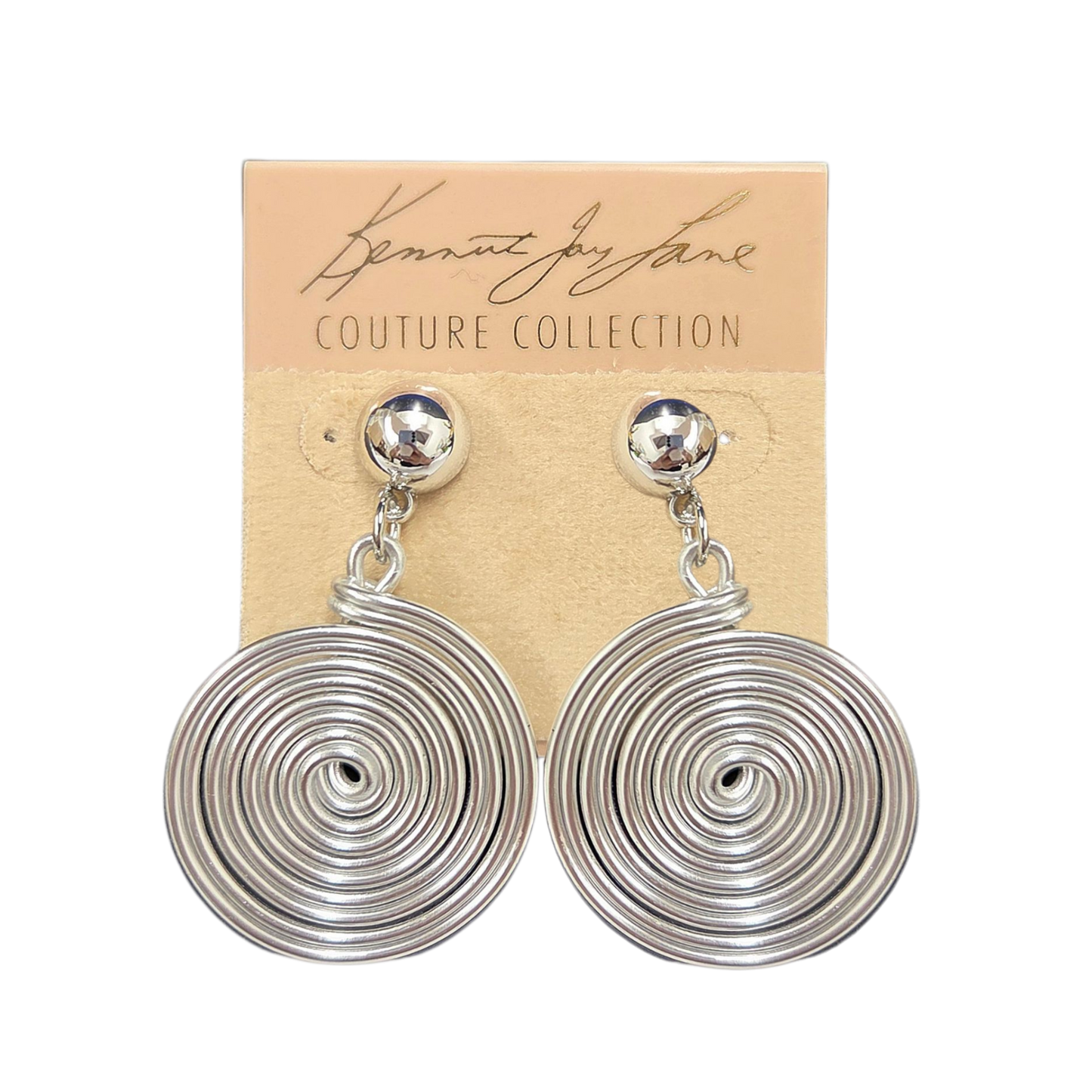 Silver Swirl Earring