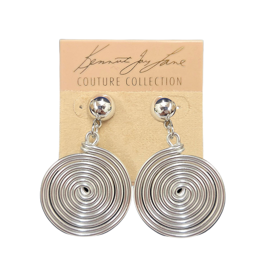 Silver Swirl Earring