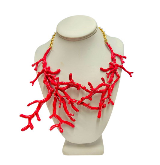 Red Branches Necklace