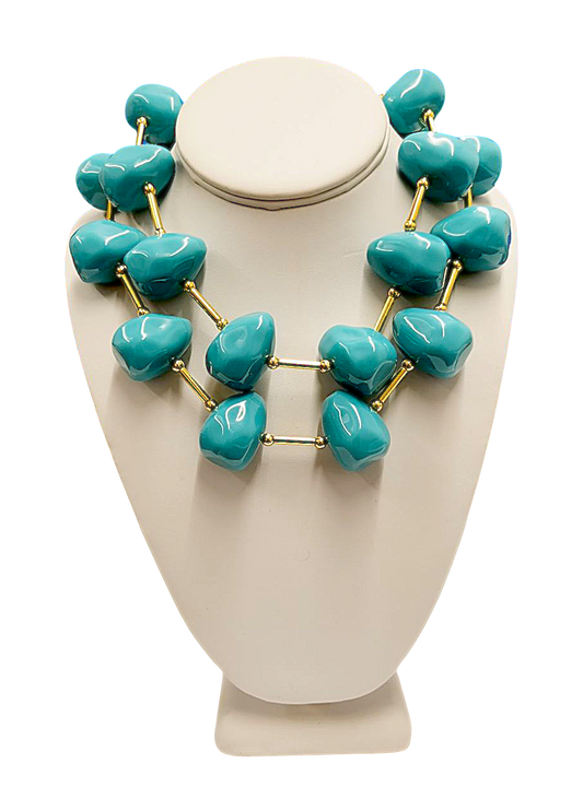 Turquoise Nugget Necklace