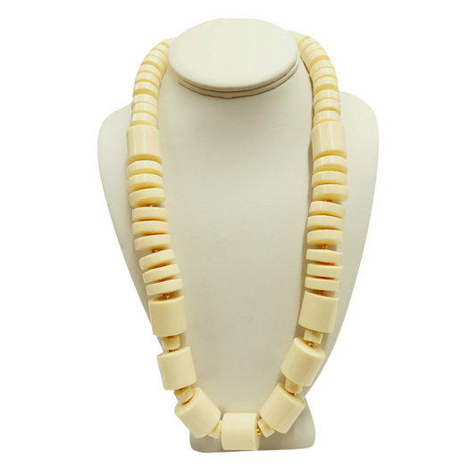 Ivory Gold Balls Necklace