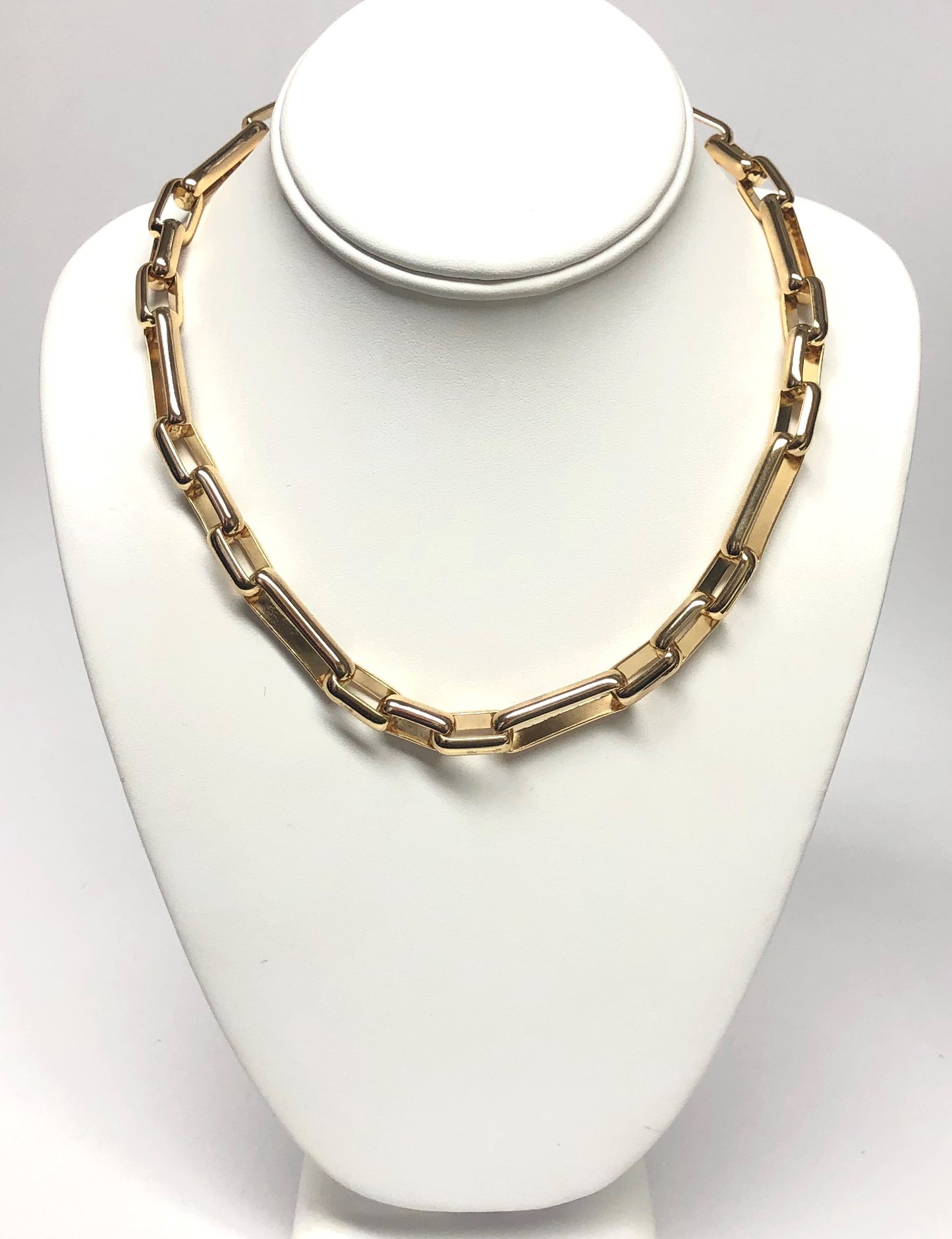 18"- 21.5" Gold Chain Link Necklace