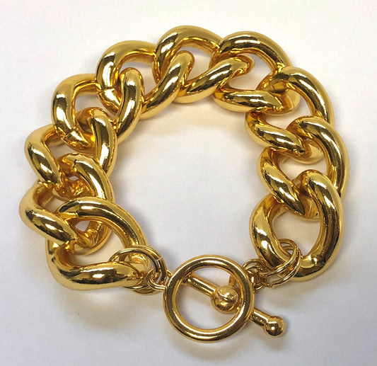 Gold Medium Chain Bracelet