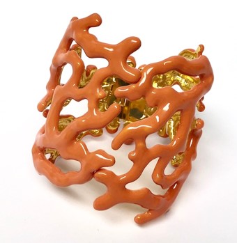 Light Coral Branch Cuff