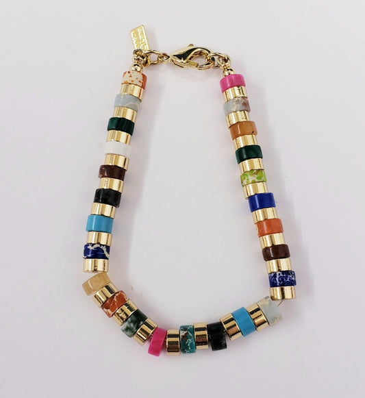 Multicolored Stations Bracelet