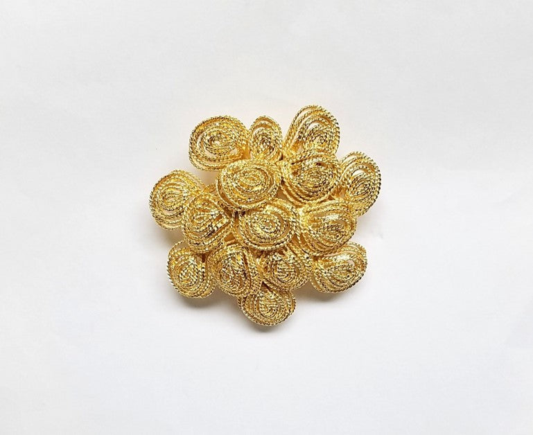 Gold Cluster Pin