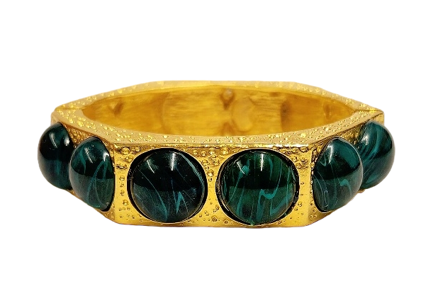 Flaw Emerald Hexagon Bracelet