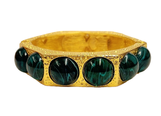 Flaw Emerald Hexagon Bracelet