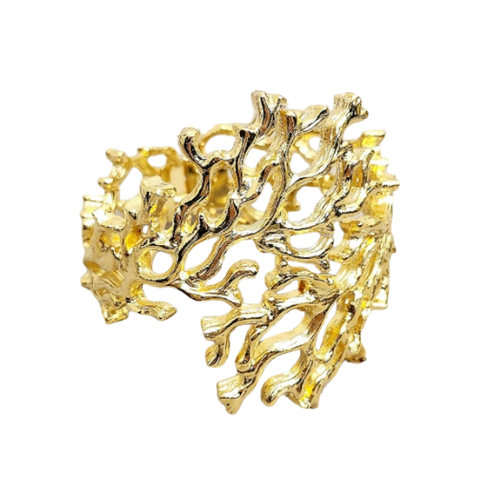 Gold Sea Branch Cuff