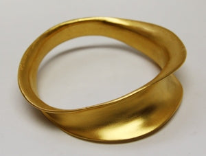 Gold Odd Shape Bangle