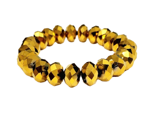 Gold Beads Stretch Bracelet