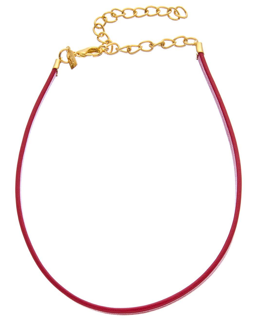 Red Leather Choker