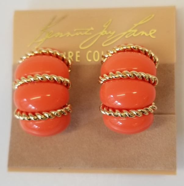 Coral Wrapped Shrimp Earring