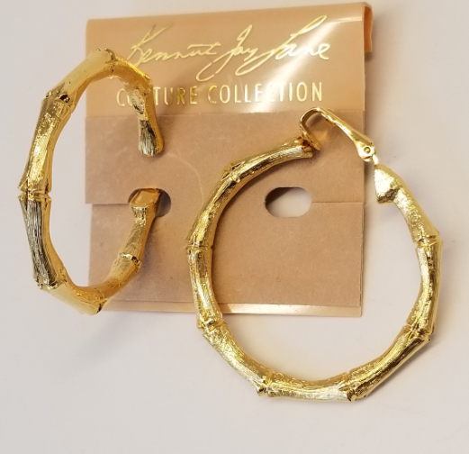 Medium Bamboo Hoop Clip Earring