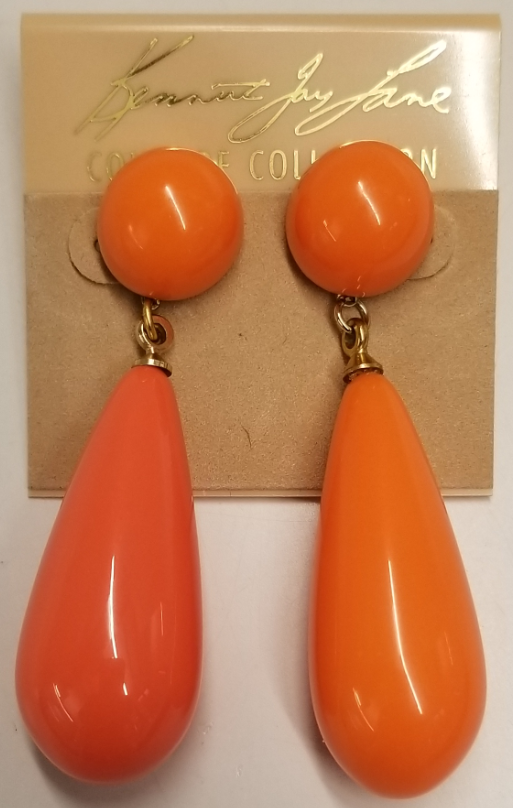 Coral Drop Pierced Earring