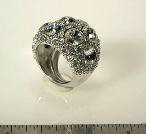 Crystal Centers Dome Ring