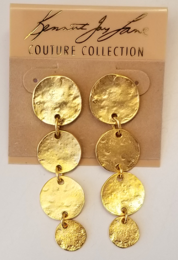 4 Coin Drop Earring