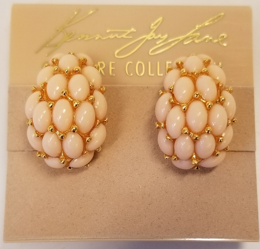 Angelskin Cabochons Clip Earring