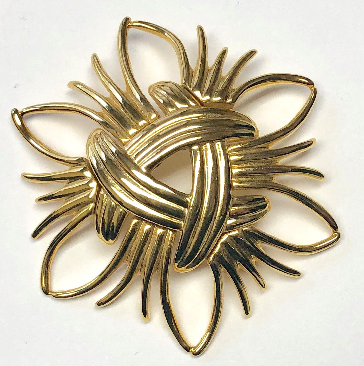 Polished Gold Spray Pin