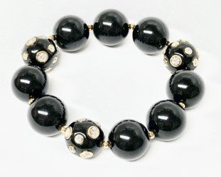 Black Candy Ball Bracelet