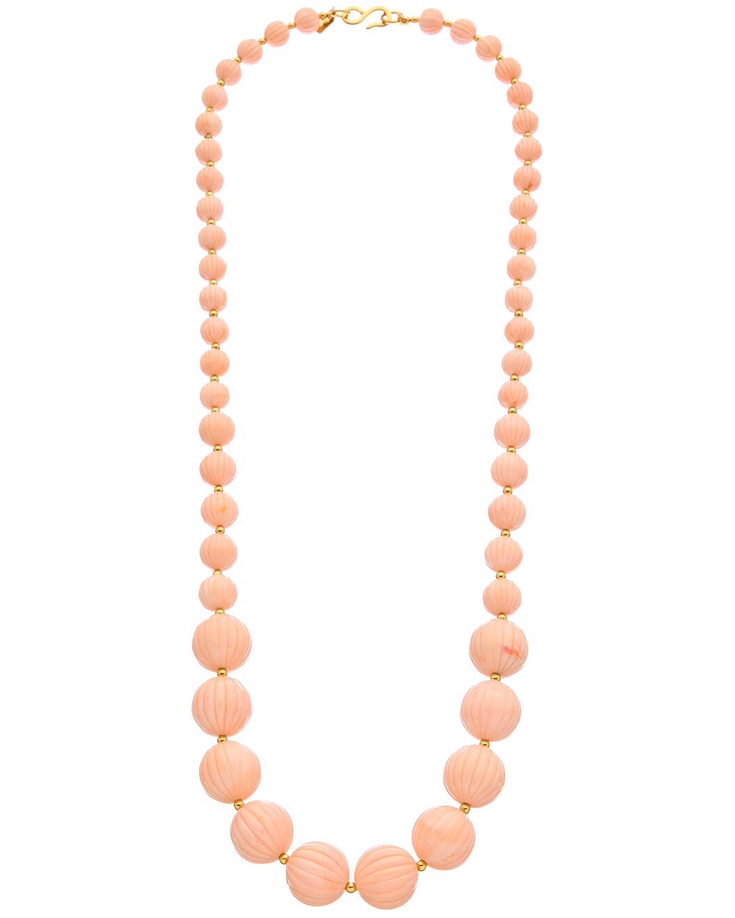 30" Angelskin Beads Graduated Necklace